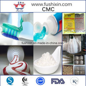 Chất lượng thực phẩm Natri CMC E466 Carboxymethyl Cellulose hóa học trong kem đánh răng