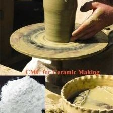 Bột CMC màu trắng chất lượng keramik Natri Carboxy Methyl Cellulose
